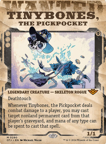 TinybonesThePickpocket290__71118 Tinybones, the Pickpocket (Showcase) Outlaws of Thunder Junction