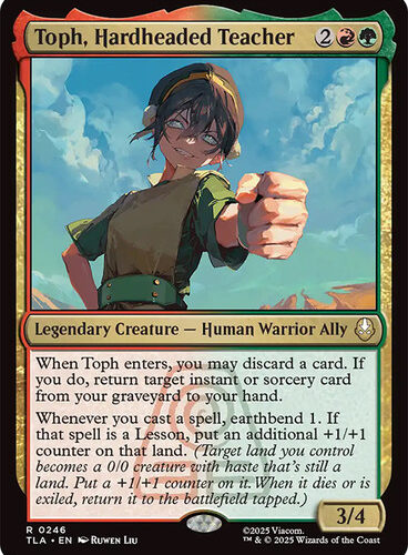 Version en Español Toph, Hardheaded Teacher Avatar: The Last Airbender