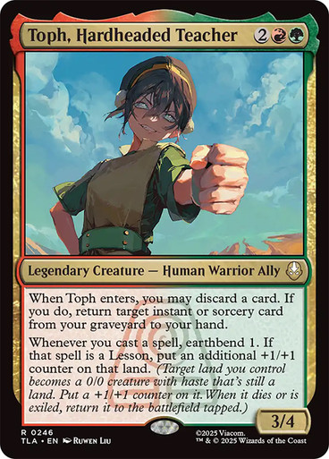 Version en Español Toph, Hardheaded Teacher Avatar: The Last Airbender