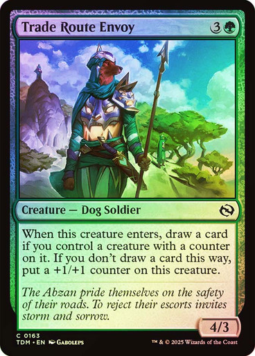 Trade Route Envoy Tarkir: Dragonstorm foil