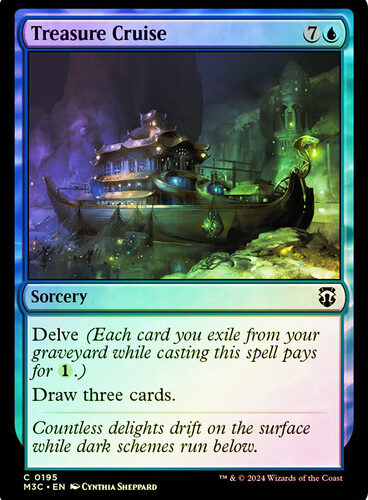 Treasure Cruise Modern Horizons 3 Commander Ripple Foil