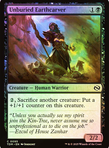 UnburiedEarthcarver__74821 Unburied Earthcarver Tarkir: Dragonstorm foil