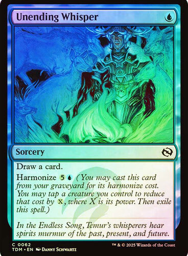 UnendingWhisper__75600 Unending Whisper Tarkir: Dragonstorm foil