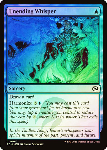 Unending Whisper Tarkir: Dragonstorm foil