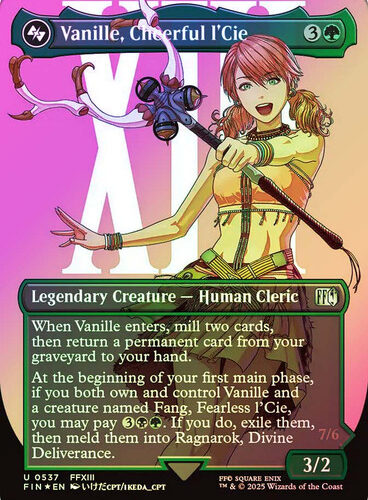 Vanille, Cheerful l'Cie // Ragnarok, Divine Deliverance