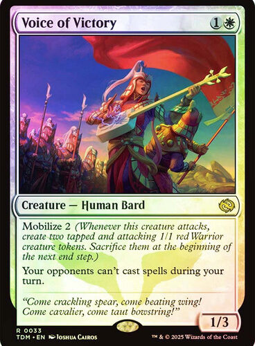 Voice of Victory Tarkir: Dragonstorm Foil