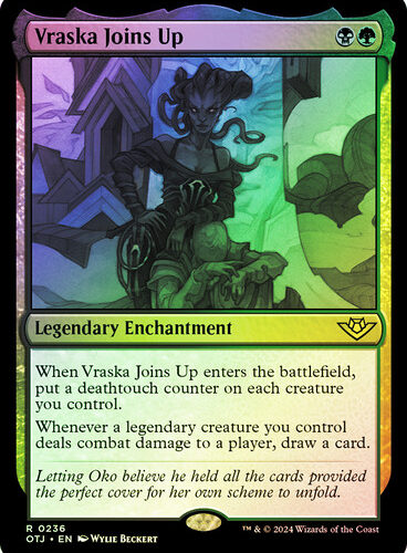 Vraska Joins Up Outlaws of Thunder Junction foil