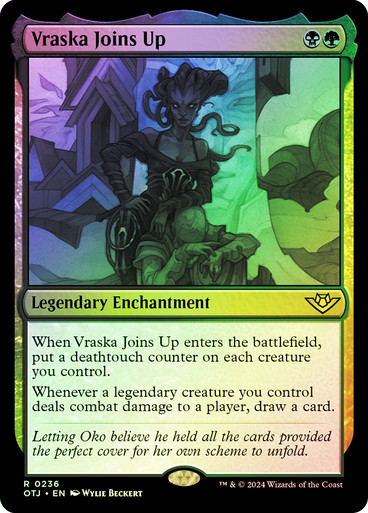 Vraska Joins Up Outlaws of Thunder Junction foil