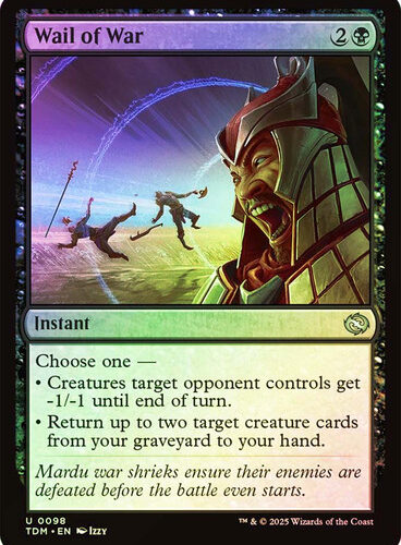 Wail of War Tarkir: Dragonstorm foil