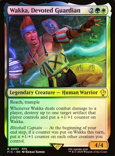Wakka, Devoted Guardian FINAL FANTASY Commander Surge Foil