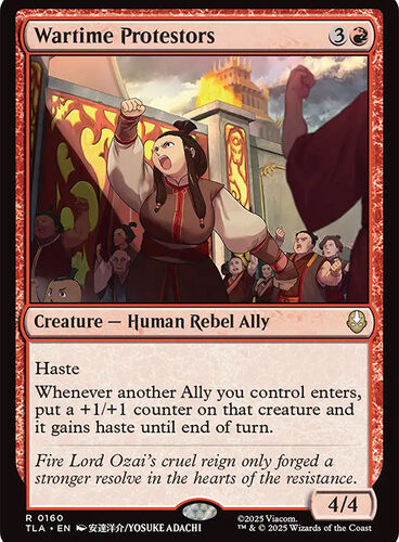 Wartime Protestors Avatar: The Last Airbender