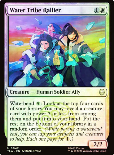 Water Tribe Rallier Avatar: The Last Airbender foil