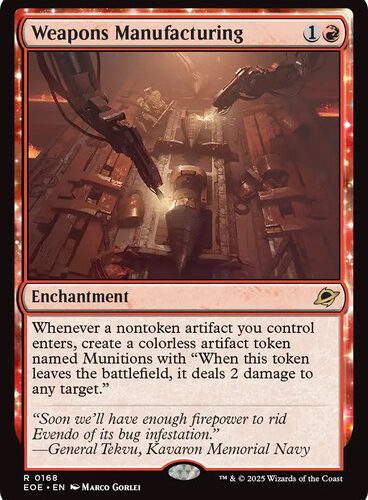 Version en Español Weapons Manufacturing Edge of Eternities