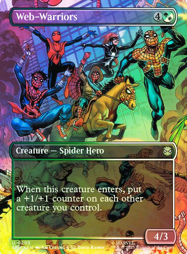 Web-Warriors (Borderless) Marvel's Spider-Man foil