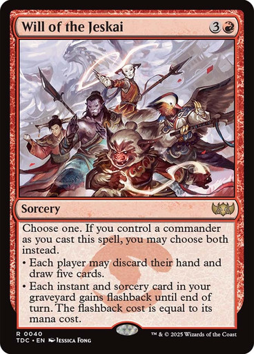 Will of the Jeskai Tarkir: Dragonstorm Commander