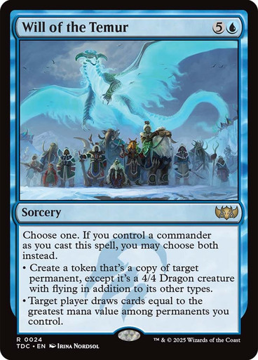 WillOfTheTemur__29360 Will of the Temur Tarkir: Dragonstorm Commander