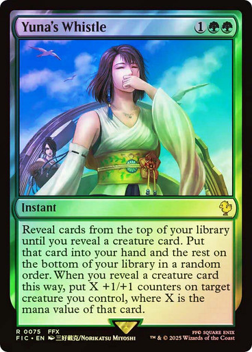 YunasWhistle__30198 Yuna's Whistle FINAL FANTASY Commander Surge Foil