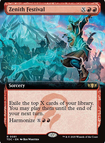 ZenithFestival081__80870 Zenith Festival (Extended Art) Tarkir: Dragonstorm Commander