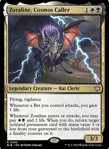 Zoraline, Cosmos Caller Bloomburrow