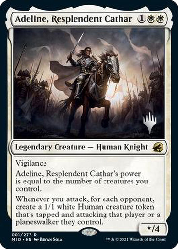Adeline, Resplendent Cathar (Promo Pack) (Innistrad: Midnight Hunt) Promo