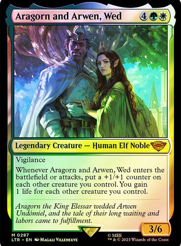 AragornAndArwenWed__07597 Aragorn and Arwen, Wed The Lord of the Rings