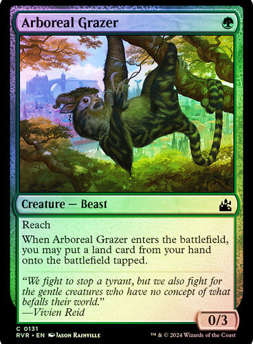 Selected Filters Product Remove Arboreal Grazer Clear All  Sort By  Default 1 Items Per Page  24 Items Per Page Layout   Star City Games MTG Hotlist  Arboreal Grazer Ravnica Remastered Non-foil Default English Magic: The Gathering  NM English <img loading=