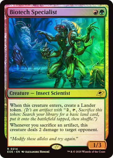 Biotech Specialist Edge of Eternities Foil