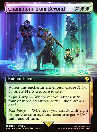 ChampionsFromBeyond101__28840 Champions from Beyond (Extended Art) FINAL FANTASY Commander Foil