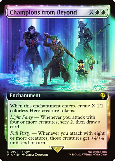 Champions from Beyond (Extended Art) FINAL FANTASY Commander Foil