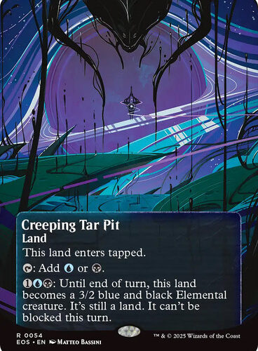 Creeping Tar Pit (#054) (Borderless) Stellar Sights