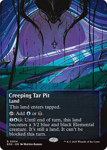 Creeping Tar Pit (#054) (Borderless) Stellar Sights
