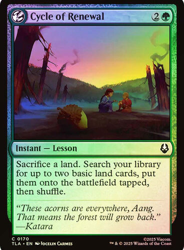 Cycle of Renewal Avatar: The Last Airbender Foil