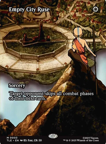 EmptyCityRuse003__24250 Empty City Ruse (Borderless) Avatar: The Last Airbender Eternal