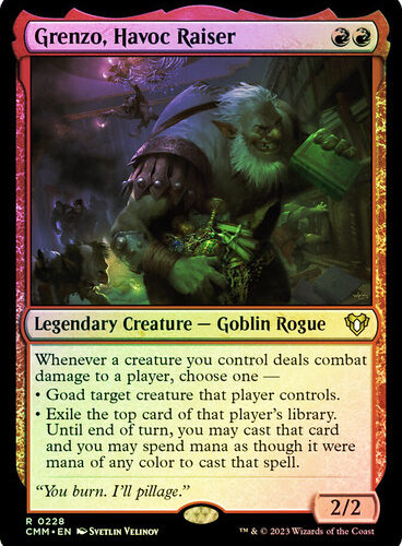 GrenzoHavocRaiser__79916 Grenzo, Havoc Raiser Commander Masters Foil