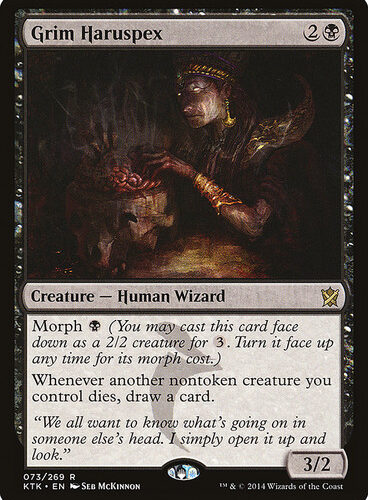 Grim Haruspex Khans of Tarkir
