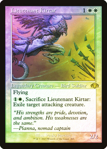 Lieutenant Kirtar Dominaria Remastered Foil