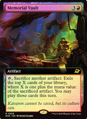 Memorial Vault Edge of Eternities Foil