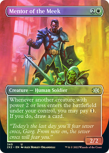 MentorOfTheMeek340__21491 Mentor of the Meek Double Masters 2022 Foil