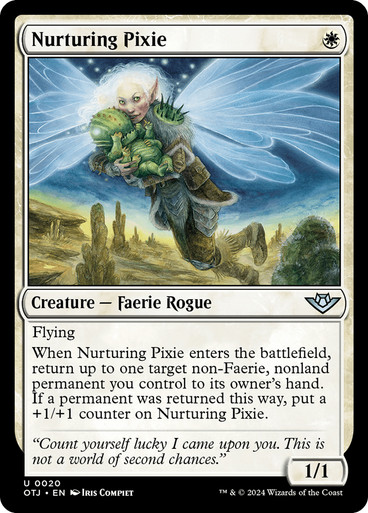 Nurturing Pixie Outlaws of Thunder Junction Foil