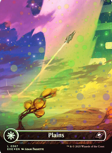 Plains367__13772 (1) Plains (#367) Edge of Eternities Galaxy Foil