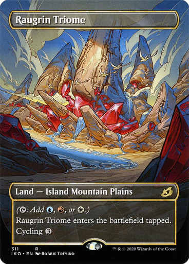 Raugrin Triome (Showcase) (Borderless) Ikoria: Lair of Behemoths