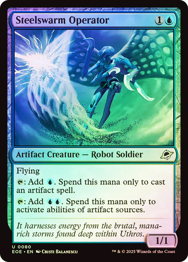 Steelswarm Operator Edge of Eternities Foil