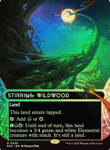 Stirring Wildwood (#039) Stellar Sights Foil