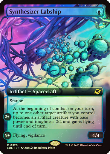 SynthesizerLabship329__73595 Synthesizer Labship Edge of Eternities Foil