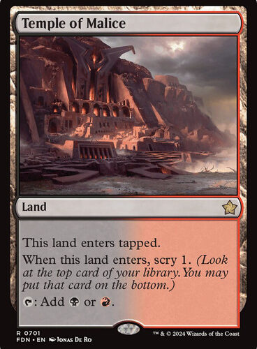 Temple of Malice Foundations