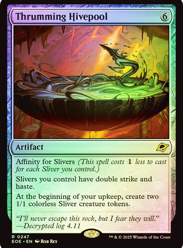 ThrummingHivepool__73877 Thrumming Hivepool Edge of Eternities Foil