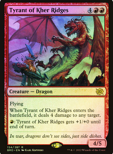 Tyrant of Kher Ridges The Brothers' War Foil