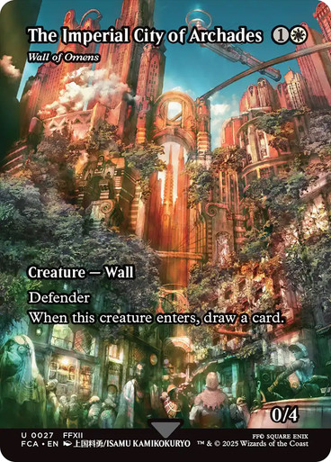 WallOfOmens027__22503 Wall of Omens (The Imperial City of Archades) (Borderless) FINAL FANTASY Through the Ages