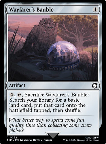 Wayfarer's Bauble Fallout Commander