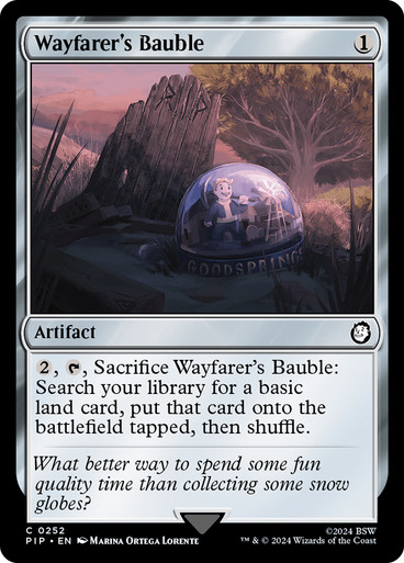 Wayfarer's Bauble Fallout Commander